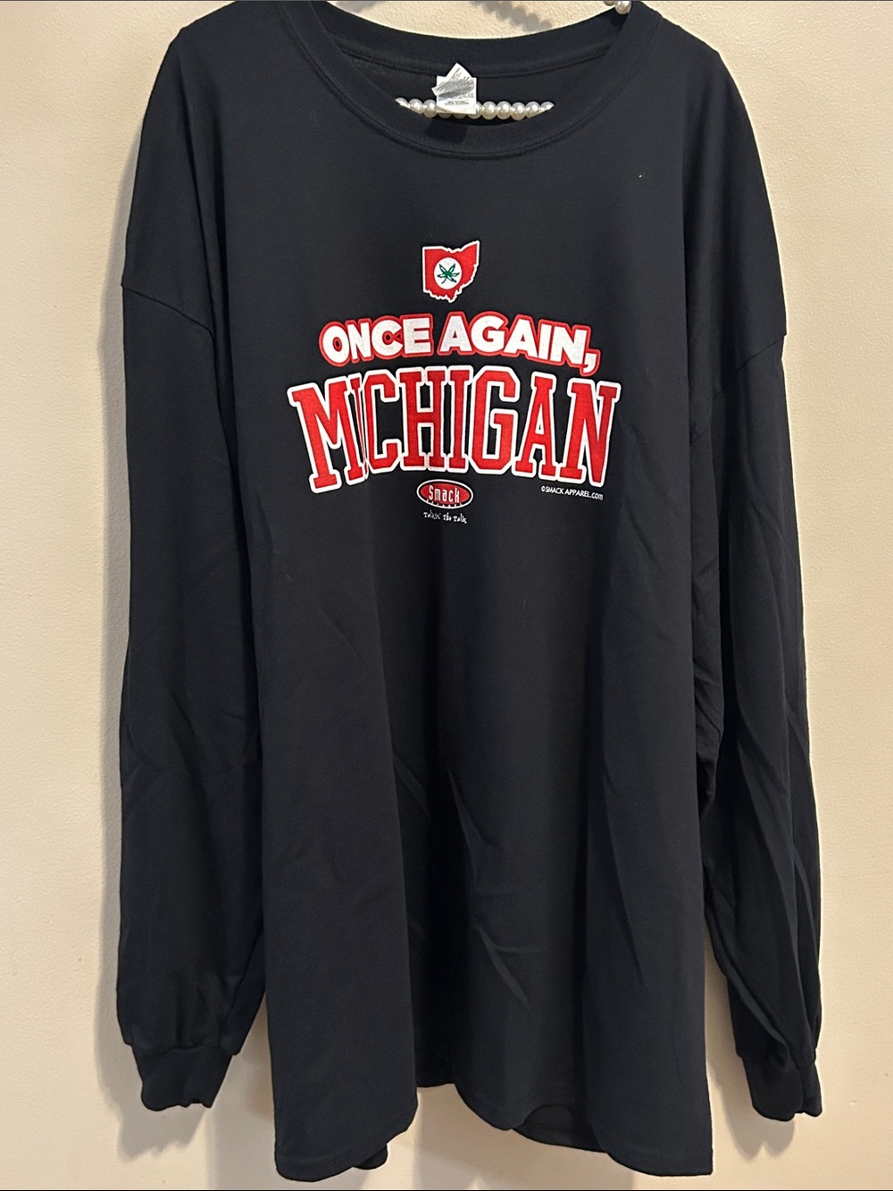 Ohio State Buckeyes 3XL Black Smack Apparel Once Again Michigan Is Our Bichigan